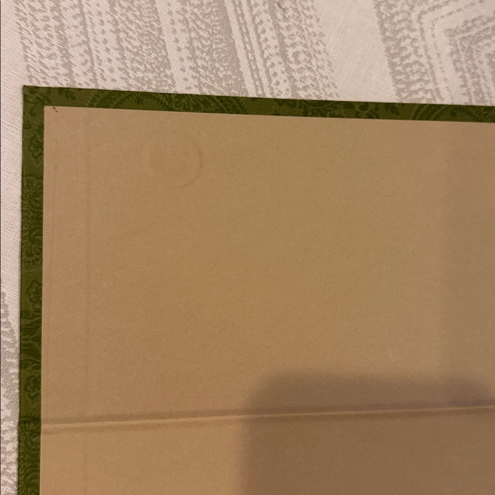 Gucci Olive Green Embossed Rectangular Empty Box … - image 5